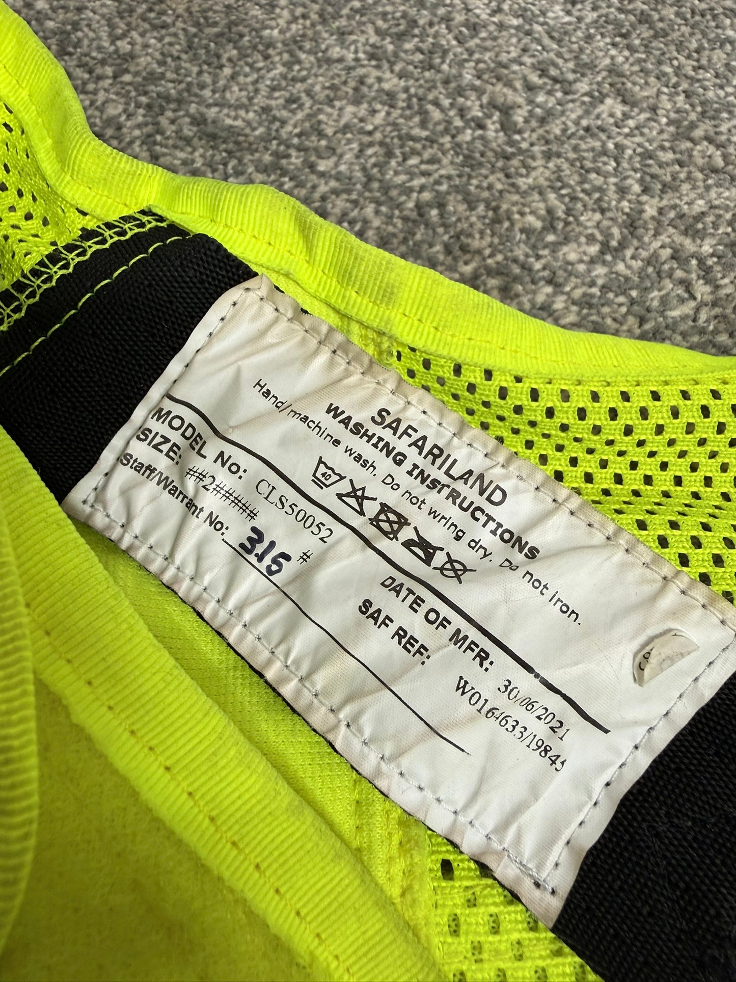 Ex Police Safariland Molle Vest Hi-Vis Tactical Utility Security Vest MED