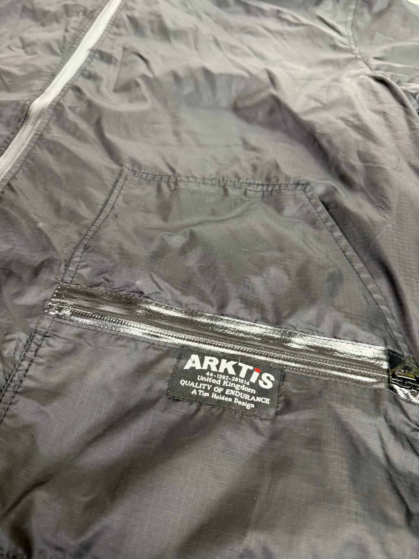 Arktis A310 V1 Black Rainshield Jacket Coat XXL Ripstop Waterproof Lightweight