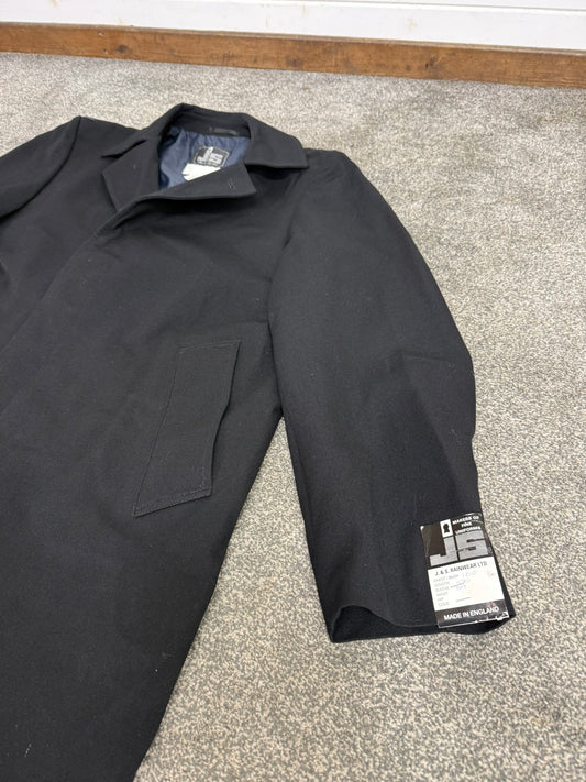 Unissued Ex Police J+S Rainwear Overcoat 39" Chest VGC Trench Coat Long Coat