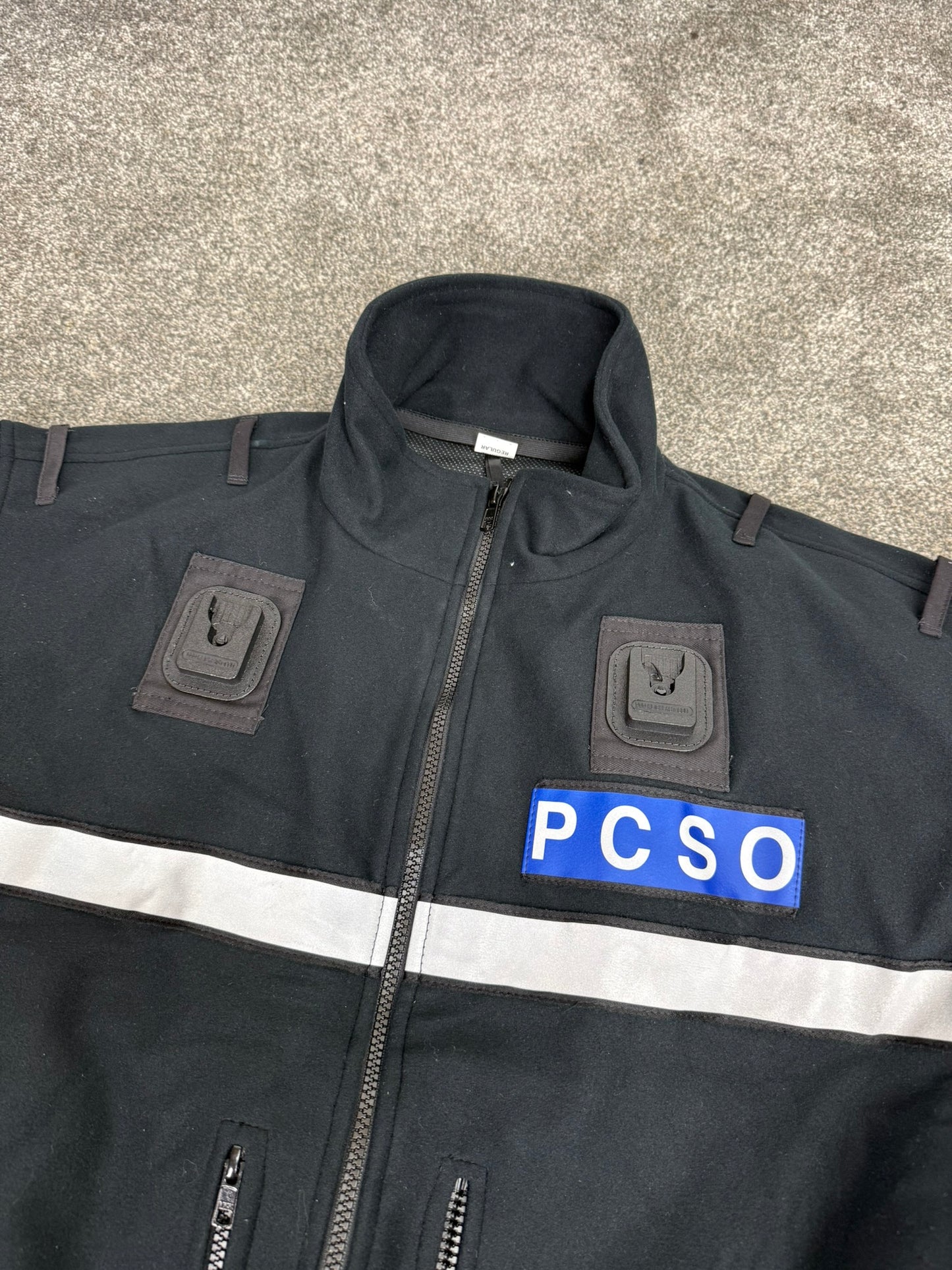 Badged PCSO Black Tornado Fleece Collectible Film TV Uniform