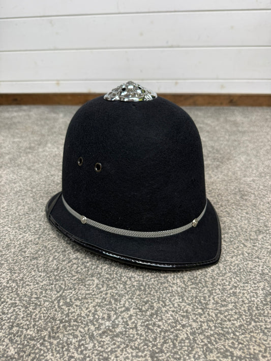 Ex Police Bobby Custodian Helmet Rose Top 58cm Fancy Dress Display