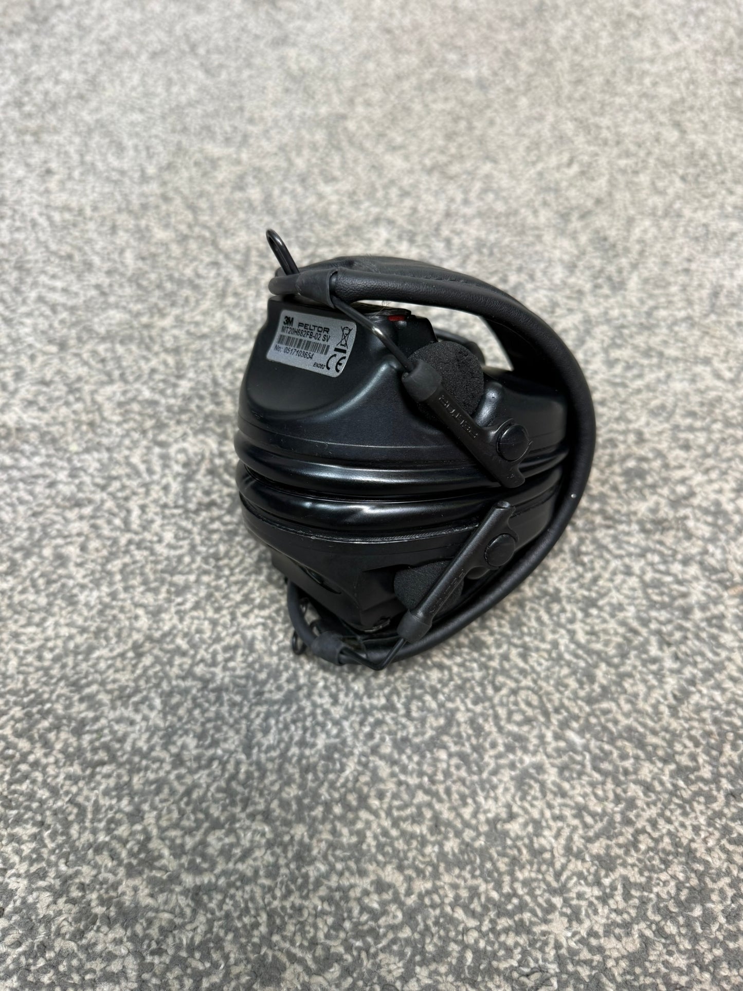 Ex Police Black 3M PELTOR ComTac XPI Headset Noise Cancelling Ear Defenders MT20H682FB-02