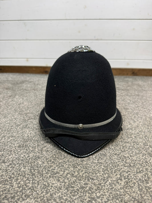 Ex Police Bobby Custodian Helmet Rose Top 57cm Fancy Dress Display