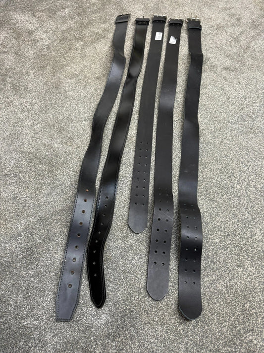 5x Ex Police 2" Leather Duty Belt Job Lot Security Pouches Big Sizes