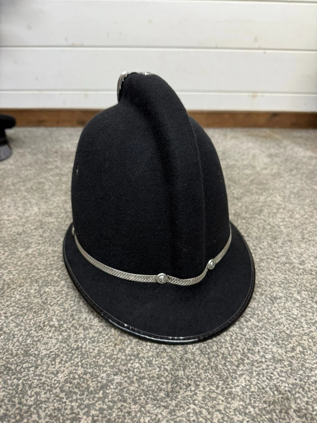 Obsolete Essex Police Bobby Helmet Coxcomb Hat Collector Memorabilia