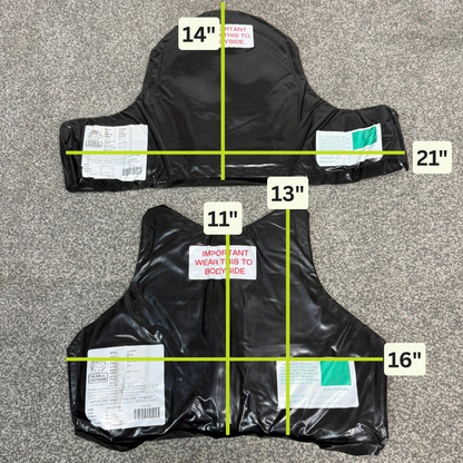 Ex Police Body Armour Stab Vest Panels Inserts Bulletproof Security Stab