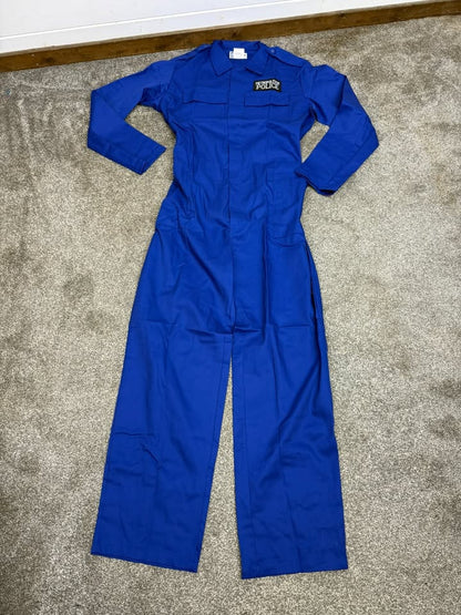 Rare Ex Metropolitan Police Blue Coveralls NEW 45.5" Chest Collectors Film Display