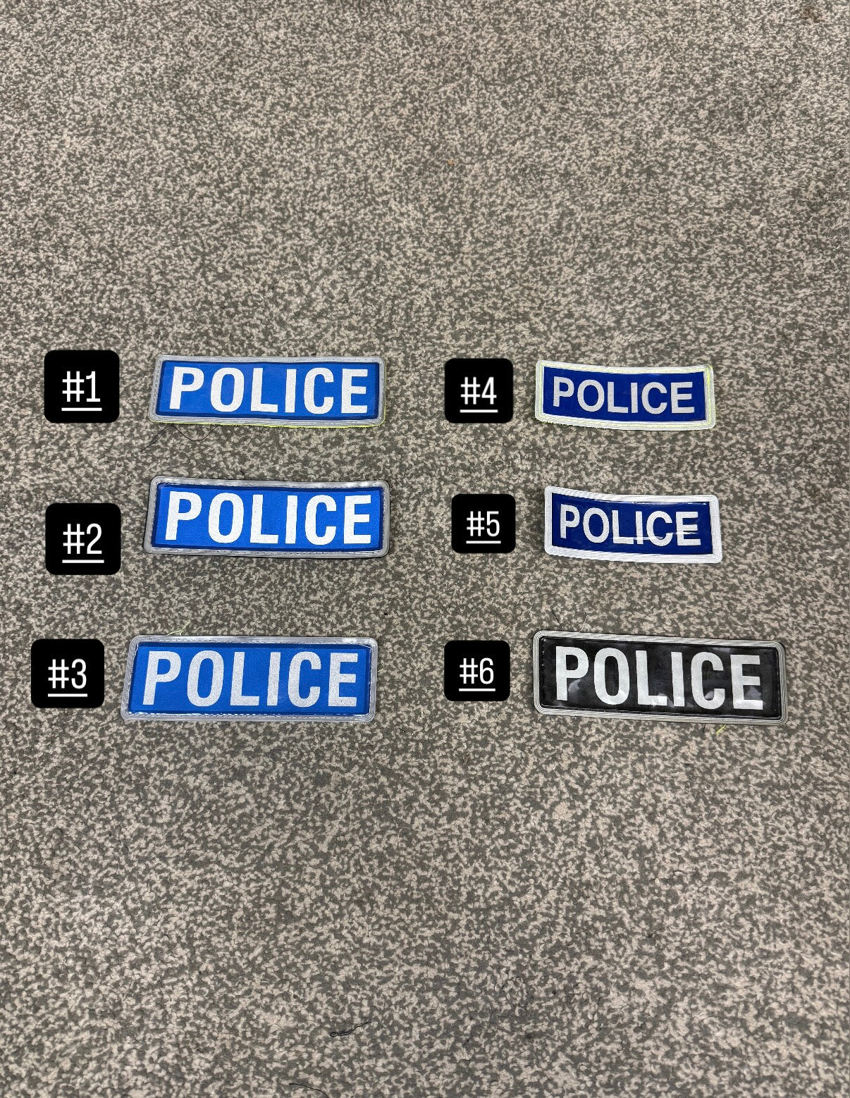 Genuine Ex POLICE Single Badge Film TV Uniform Collector