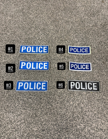 Genuine Ex POLICE Single Badge Film TV Uniform Collector