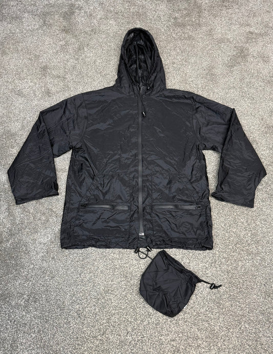 Arktis A310 Black Rainshield Jacket & Bag MEDIUM Ripstop Waterproof Lightweight