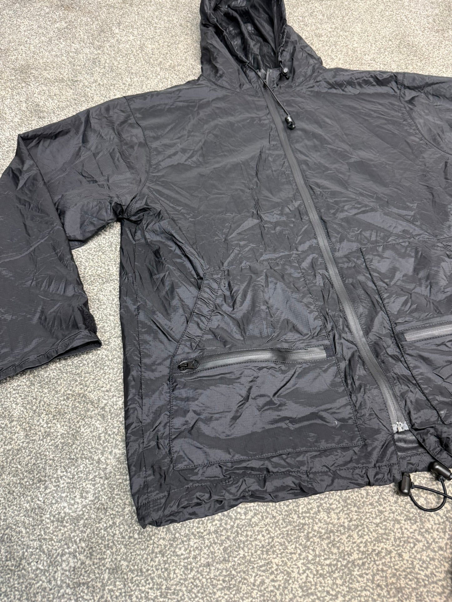Arktis A310 Black Rainshield Jacket & Bag MEDIUM Ripstop Waterproof Lightweight