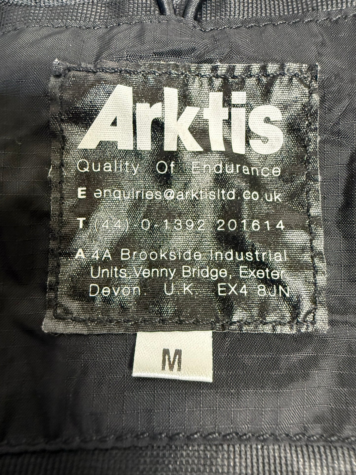 Arktis A310 Black Rainshield Jacket & Bag MEDIUM Ripstop Waterproof Lightweight