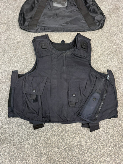 Ex Police Highmark Body Armour Vest LARGE Anti Stab & Ballistic HG1A / KR1 With Bag Security