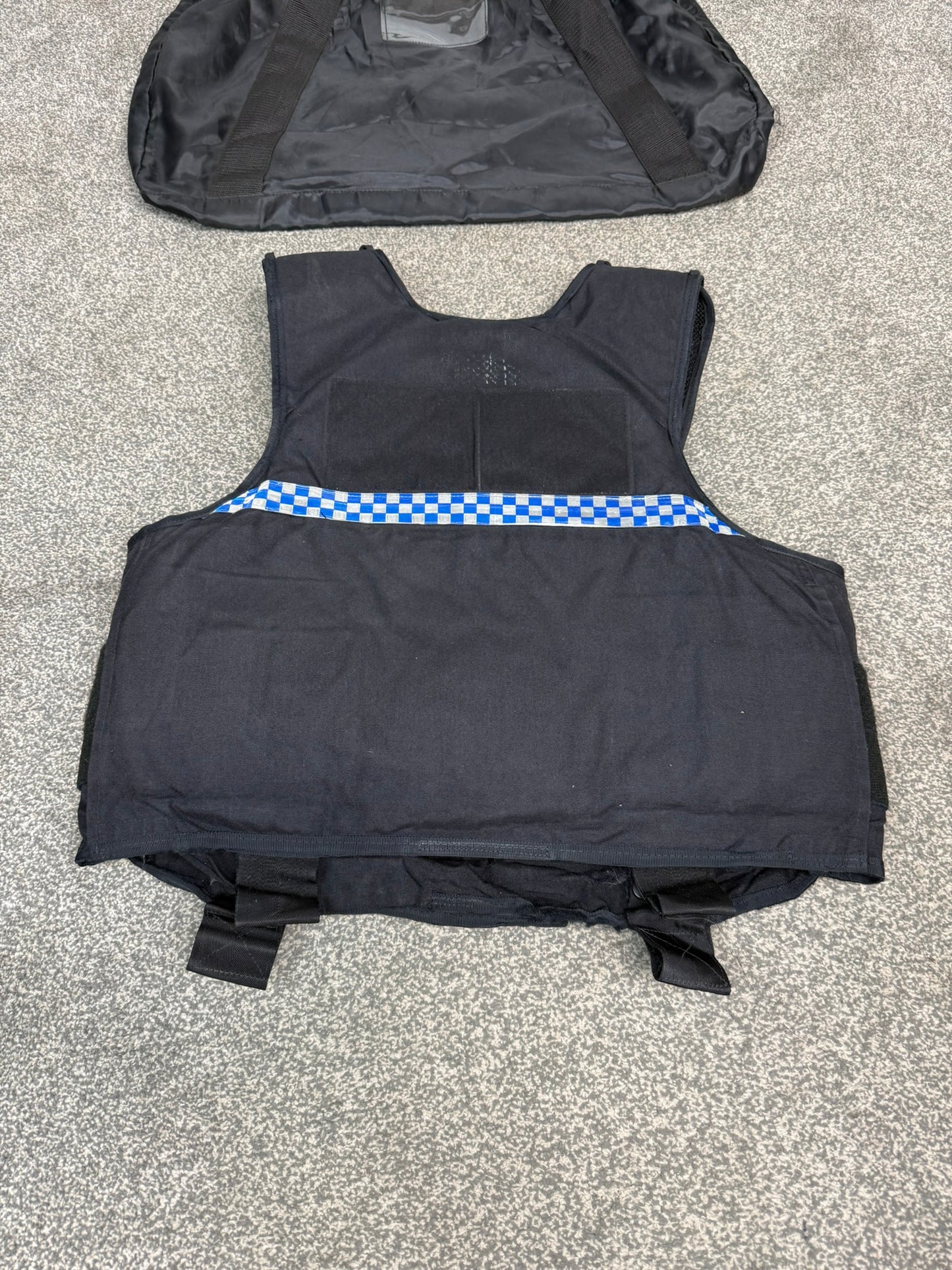 Ex Police Highmark Body Armour Vest LARGE Anti Stab & Ballistic HG1A / KR1 With Bag Security
