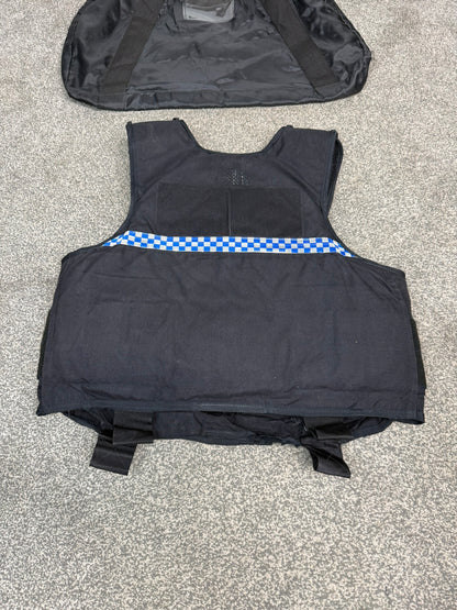 Ex Police Highmark Body Armour Vest LARGE Anti Stab & Ballistic HG1A / KR1 With Bag Security