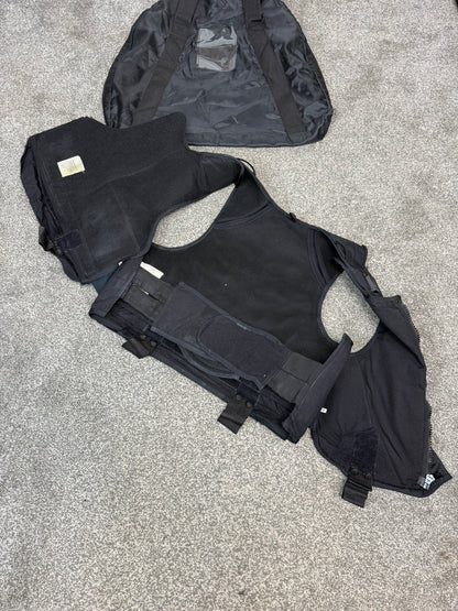 Ex Police Highmark Body Armour Vest LARGE Anti Stab & Ballistic HG1A / KR1 With Bag Security