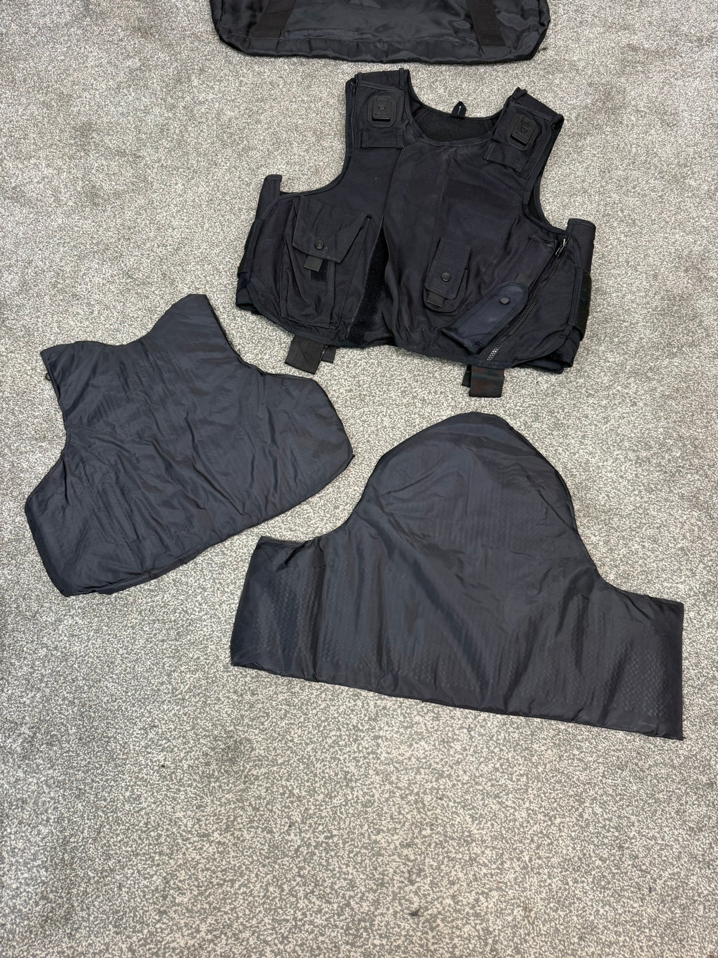 Ex Police Highmark Body Armour Vest LARGE Anti Stab & Ballistic HG1A / KR1 With Bag Security