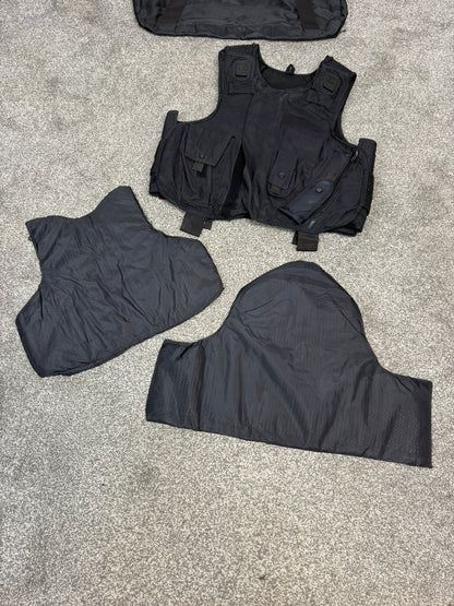 Ex Police Highmark Body Armour Vest LARGE Anti Stab & Ballistic HG1A / KR1 With Bag Security