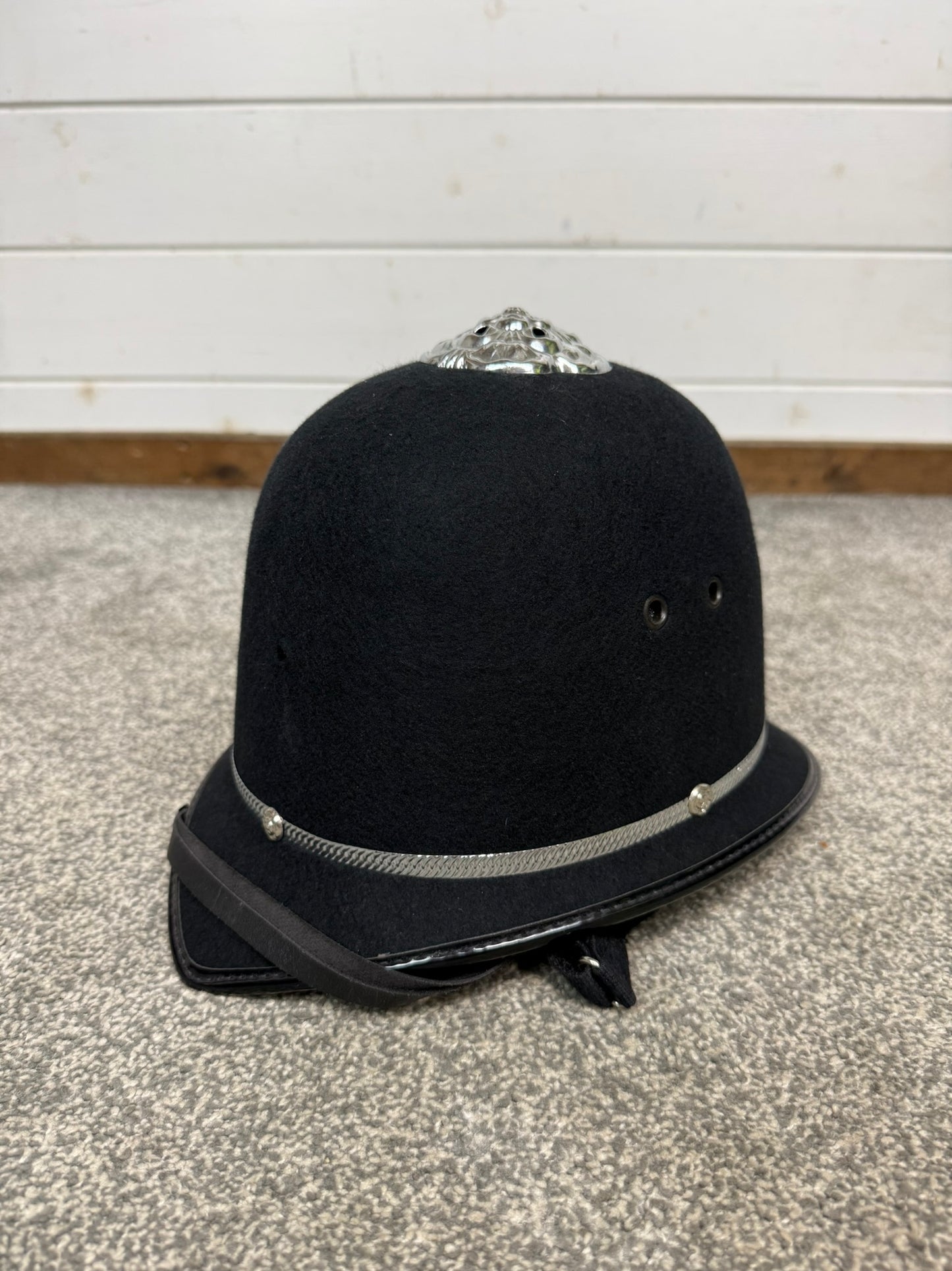 Ex Police Bobby Custodian Helmet Rose Top 58cm Fancy Dress Display