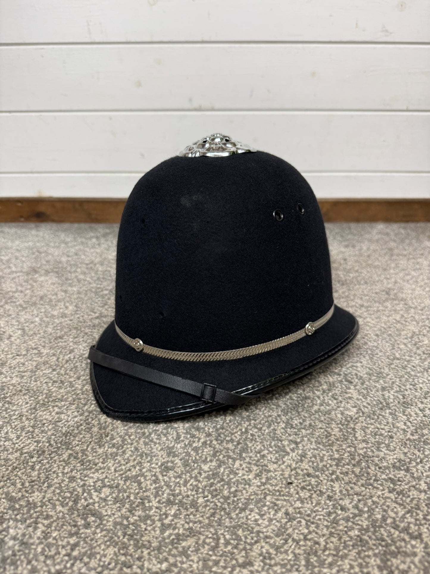 Ex Police Bobby Custodian Helmet Rose Top 59cm Fancy Dress Display