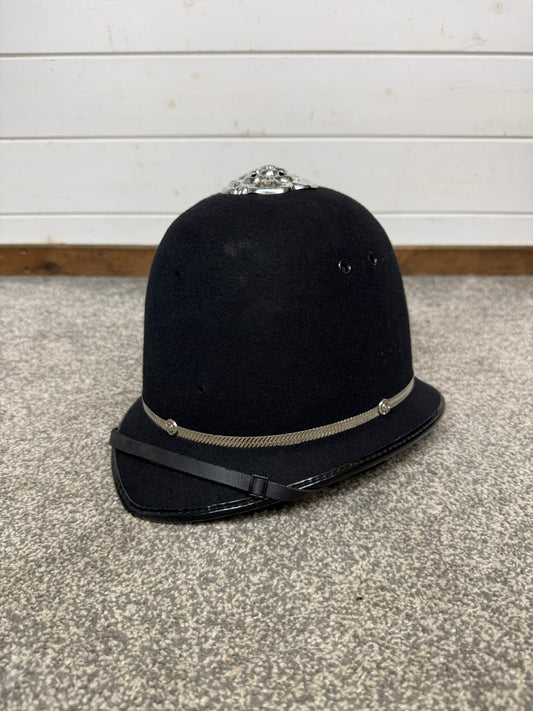 Ex Police Bobby Custodian Helmet Rose Top 59cm Fancy Dress Display