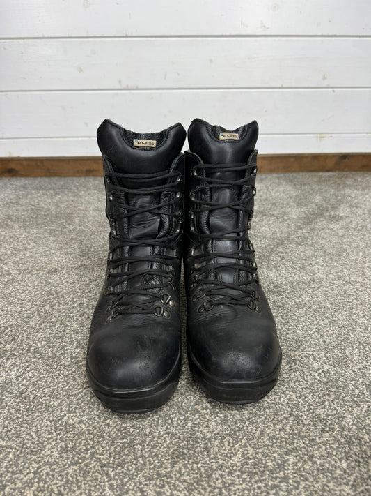 Altberg Peacekeeper P3 VS Black Leather Waterproof Combat Boots Size UK 9