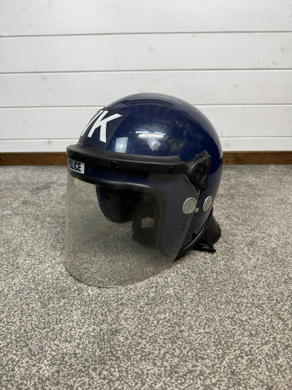 Ex Police Riot Helmet Argus 017T 54-55cm Collectable Display Airsoft Paintball