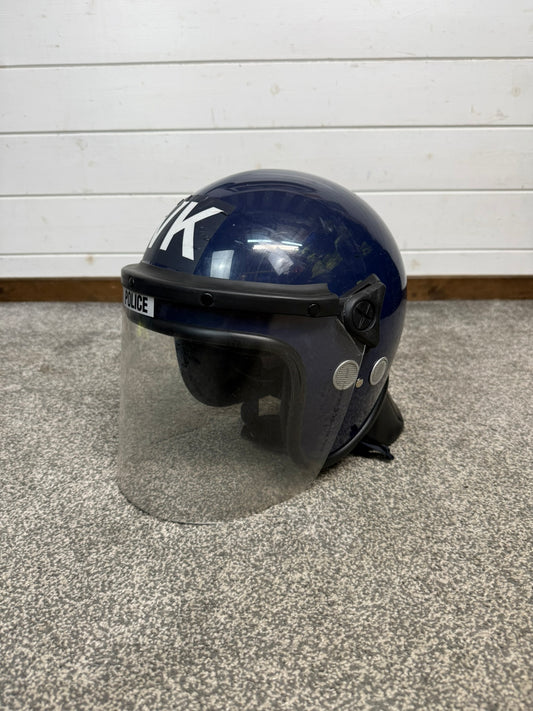 Ex Police Riot Helmet Argus 017T 54-55cm Collectable Display Airsoft Paintball
