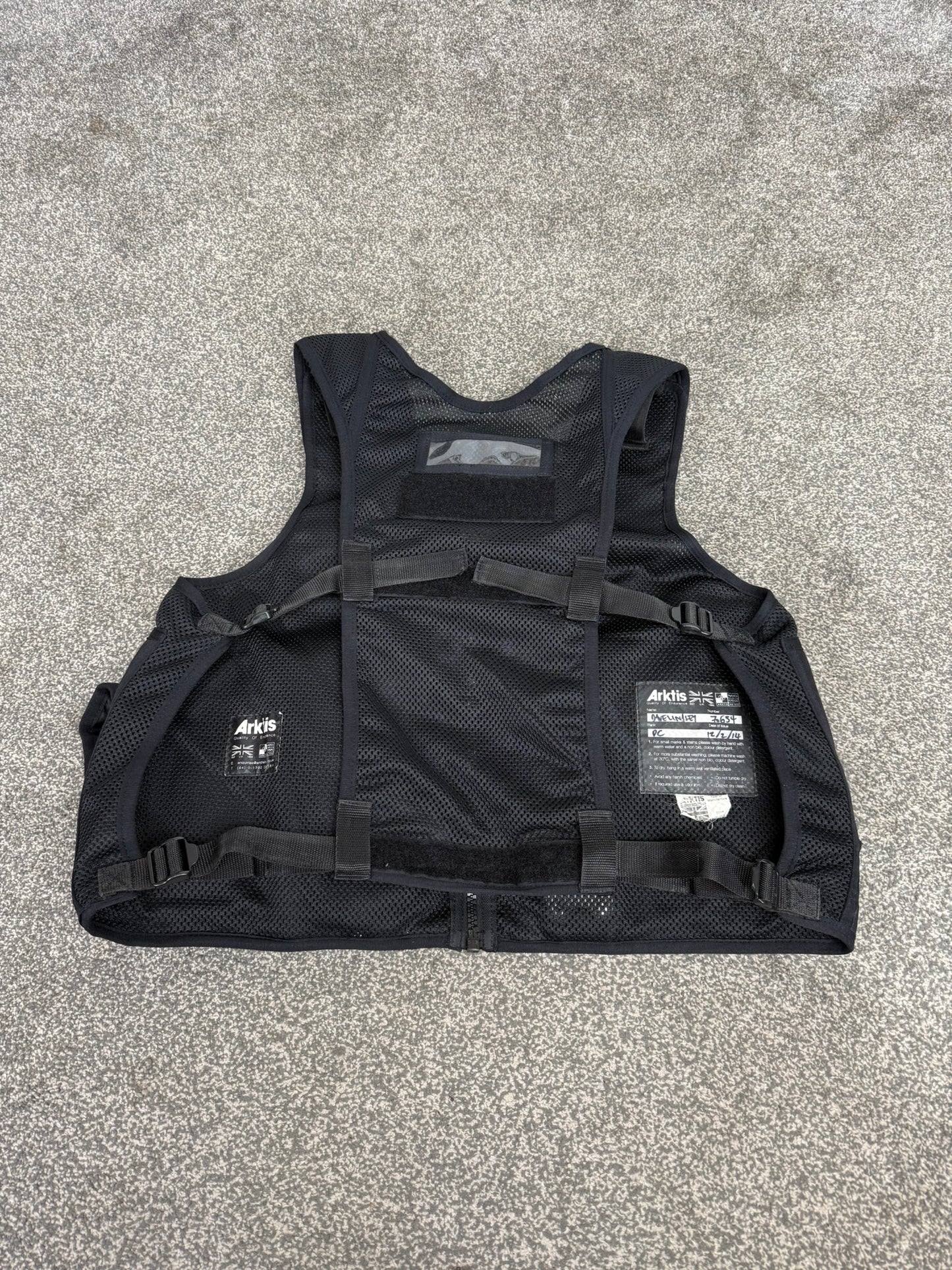 Ex Police Black Utility Vest Equipment Tactical Vest Security Patrol Airsoft