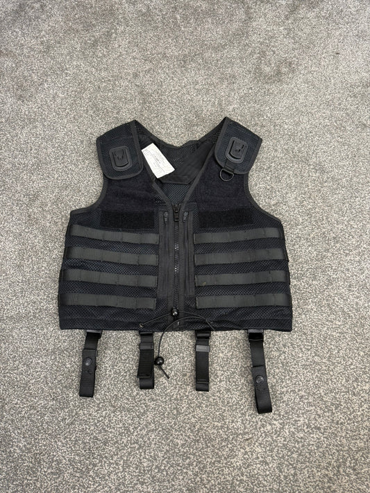 Ex Police Black Safariland Vest Molle Tactical Utility Security Vest - Small