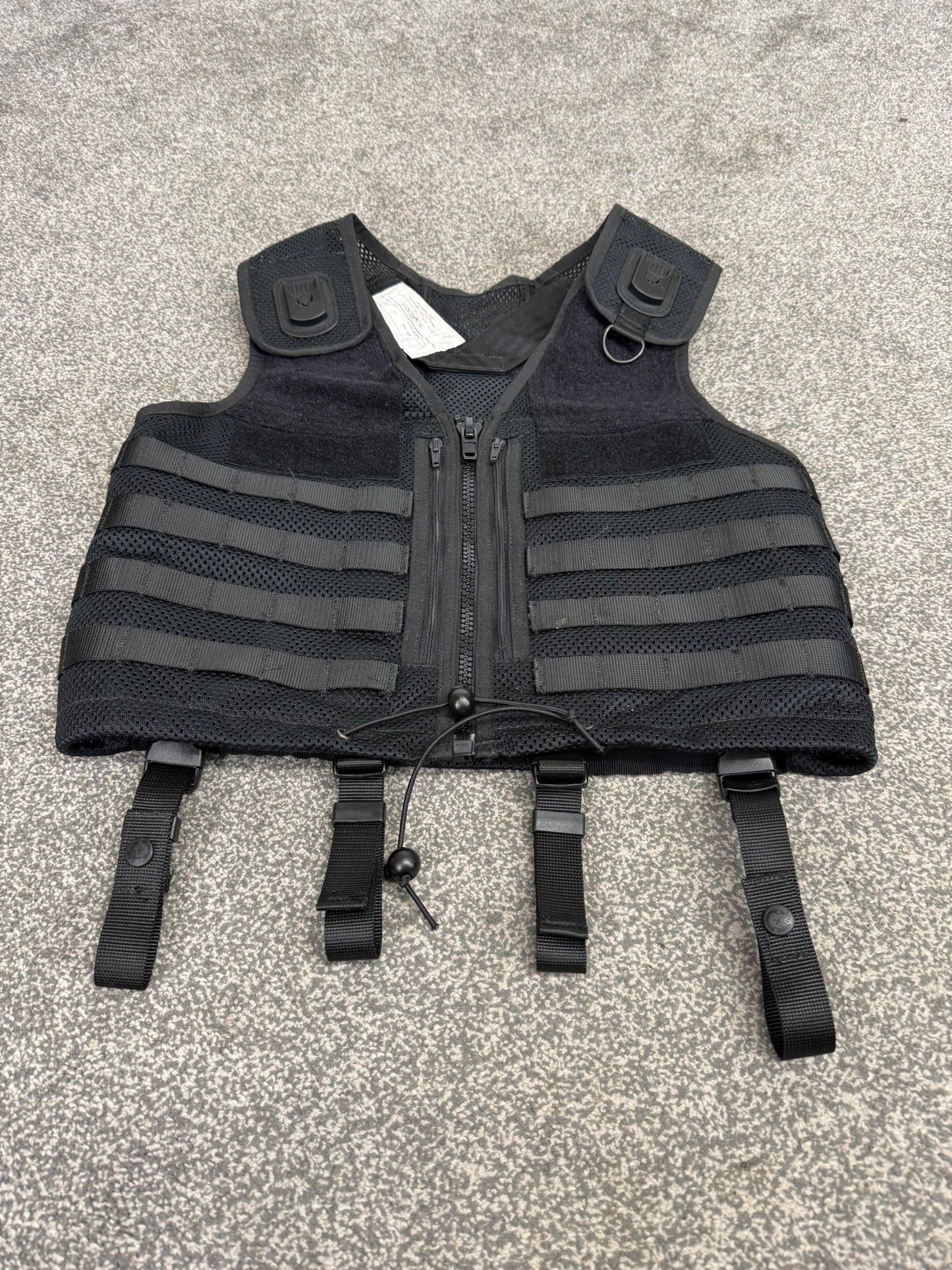 Ex Police Black Safariland Vest Molle Tactical Utility Security Vest - Small