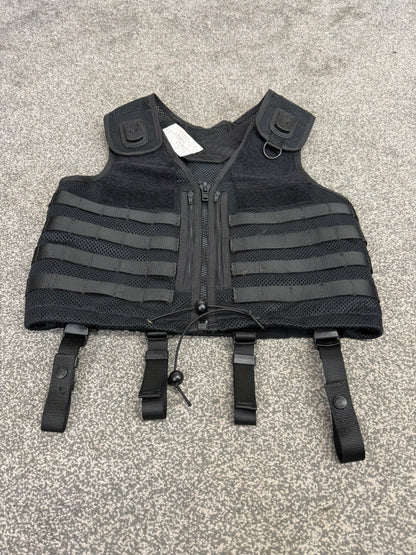 Ex Police Black Safariland Vest Molle Tactical Utility Security Vest - Small