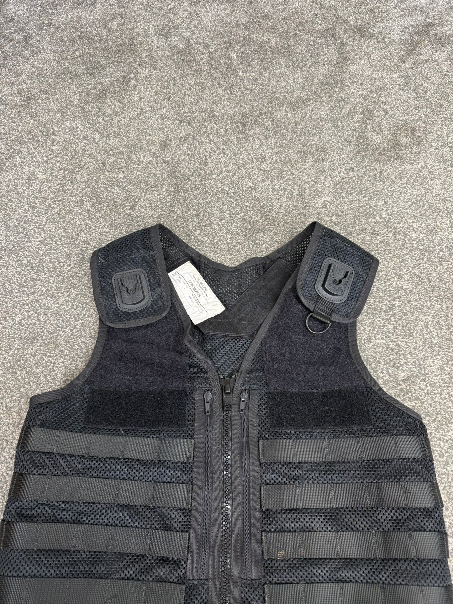 Ex Police Black Safariland Vest Molle Tactical Utility Security Vest - Small
