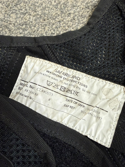 Ex Police Black Safariland Vest Molle Tactical Utility Security Vest - Small
