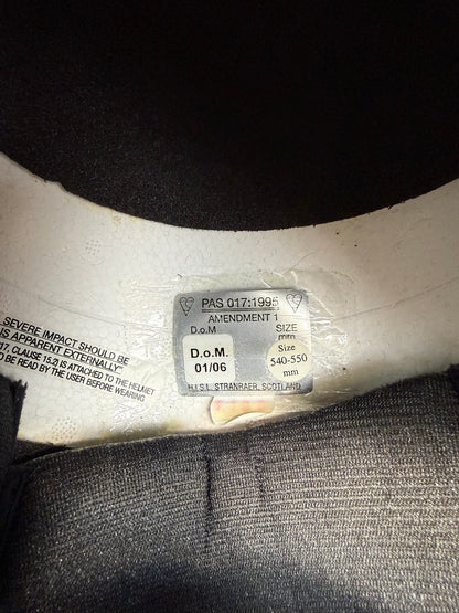 Ex Police Riot Helmet Argus 017T 54-55cm Collectable Display Airsoft Paintball