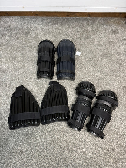 Ex Police Riot Guard Set Arms, Thigh & Leg Security Dog Handler Paintball Airsoft