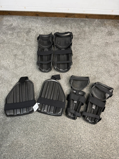 Ex Police Riot Guard Set Arms, Thigh & Leg Security Dog Handler Paintball Airsoft