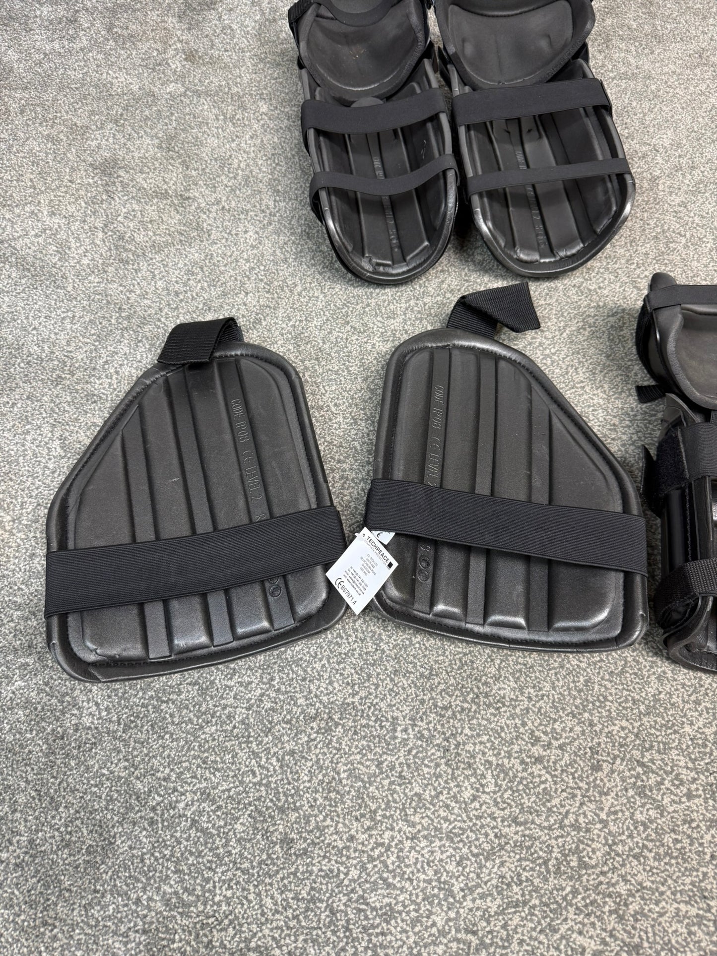 Ex Police Riot Guard Set Arms, Thigh & Leg Security Dog Handler Paintball Airsoft