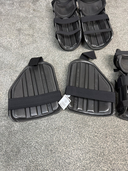 Ex Police Riot Guard Set Arms, Thigh & Leg Security Dog Handler Paintball Airsoft