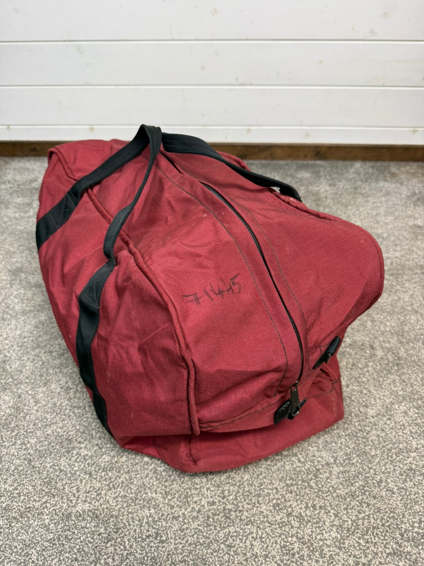 Ex Police Canvas Holdall Bag Heavy Duty Travel Gym Duffel Bag