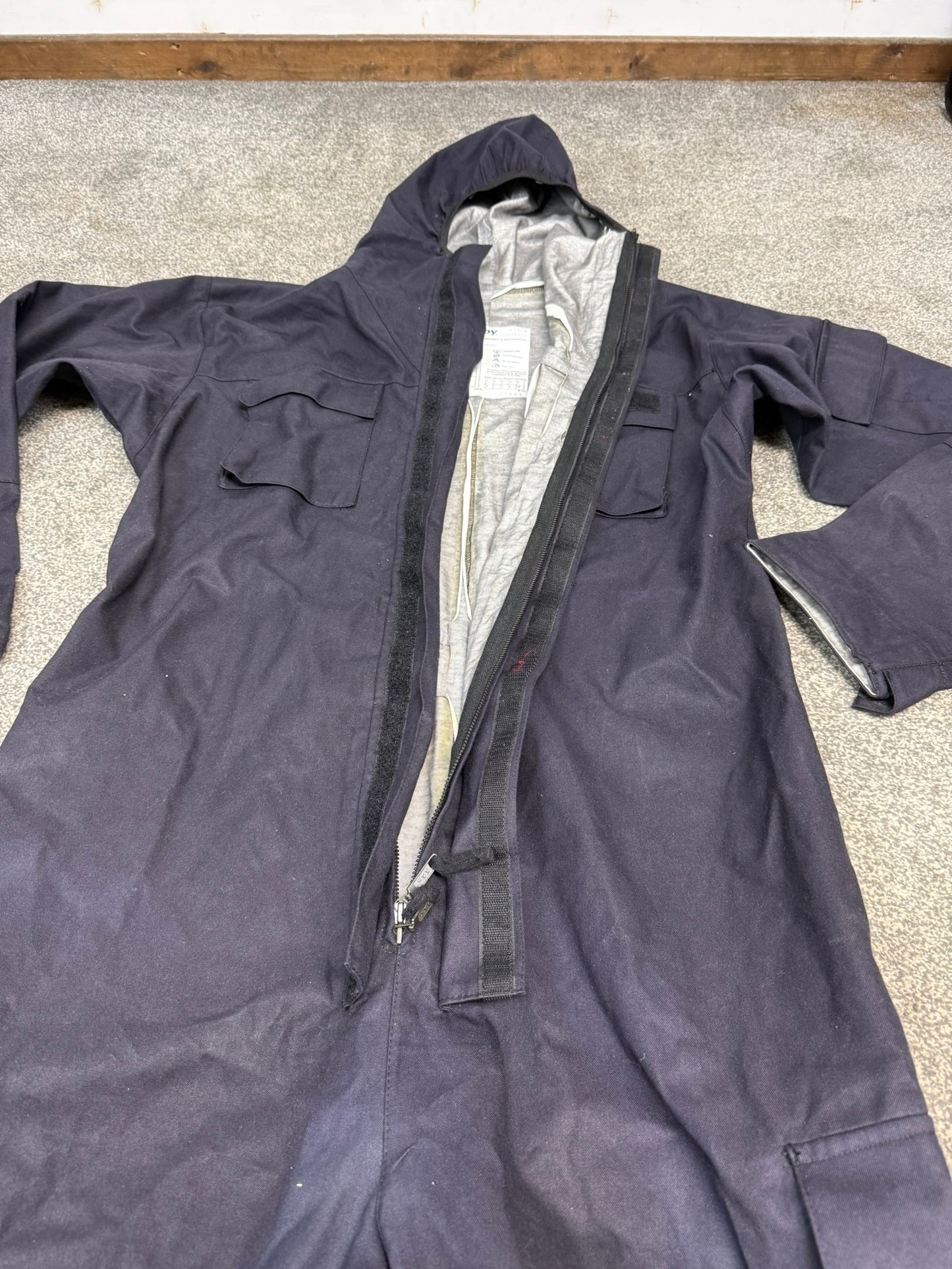 Ex Police Remploy CBRN Coverall Suit Civil Responder Peeler Waterproof Overall Prepper