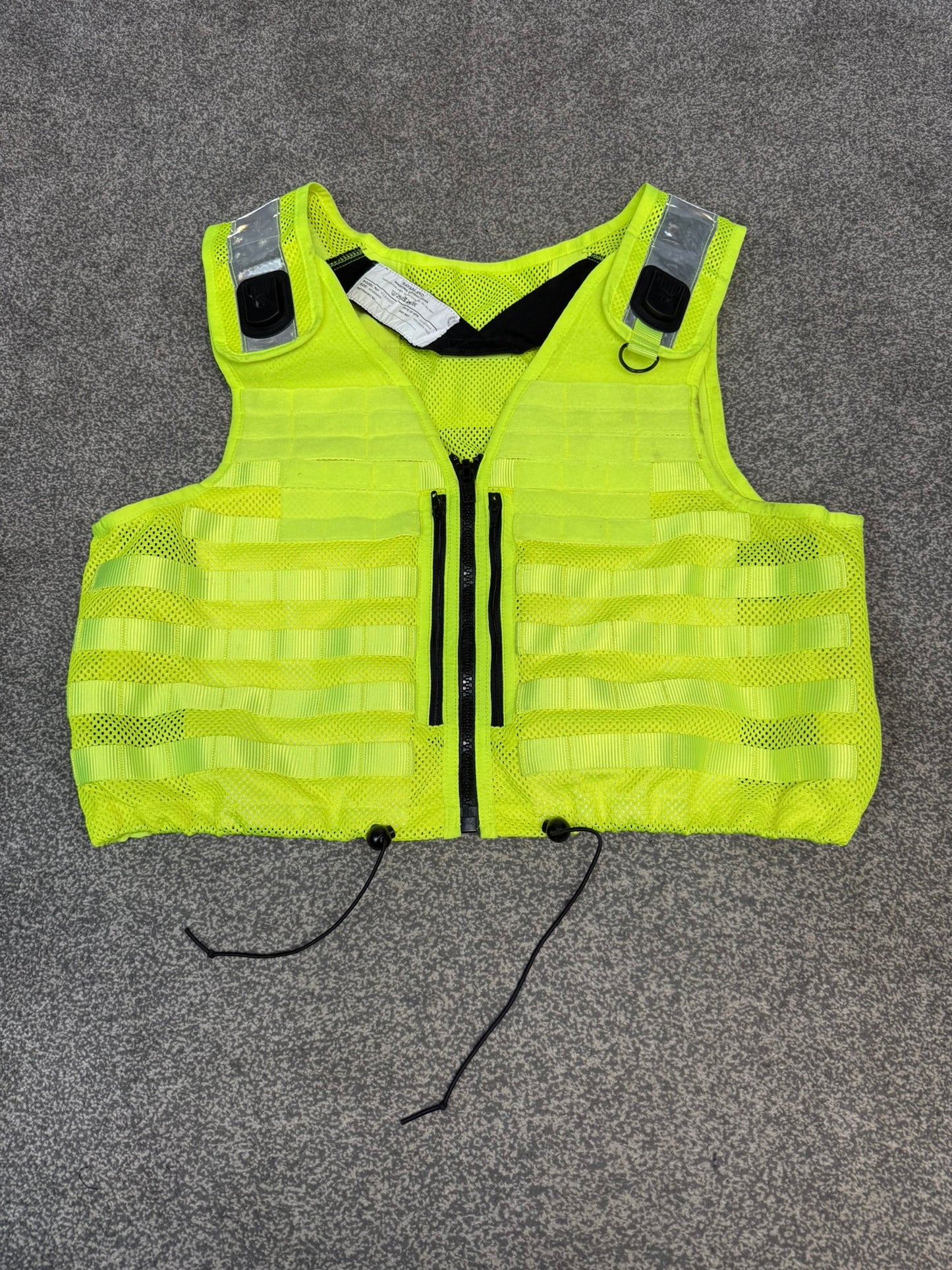 Ex Police Safariland Hi-Vis MOLLE Vest Utility Tactical Security Vest XXL - VGC