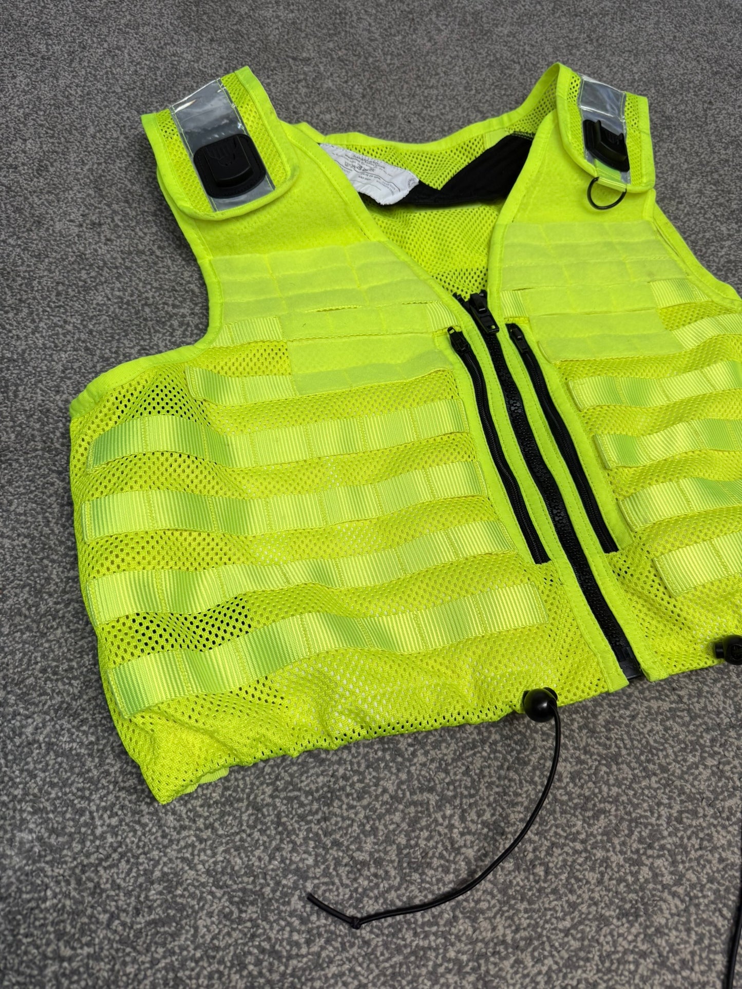 Ex Police Safariland Hi-Vis MOLLE Vest Utility Tactical Security Vest XXL - VGC