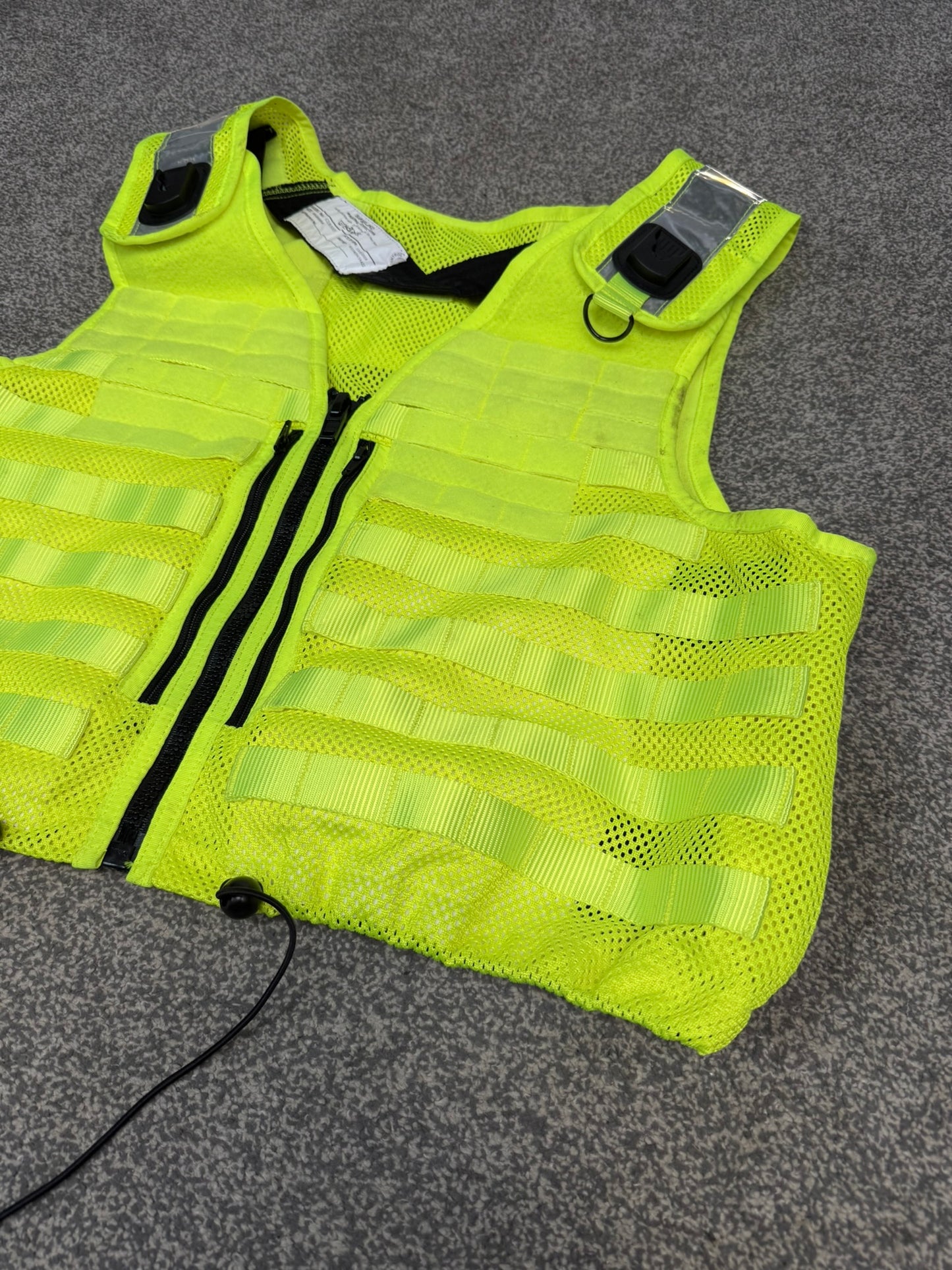 Ex Police Safariland Hi-Vis MOLLE Vest Utility Tactical Security Vest XXL - VGC