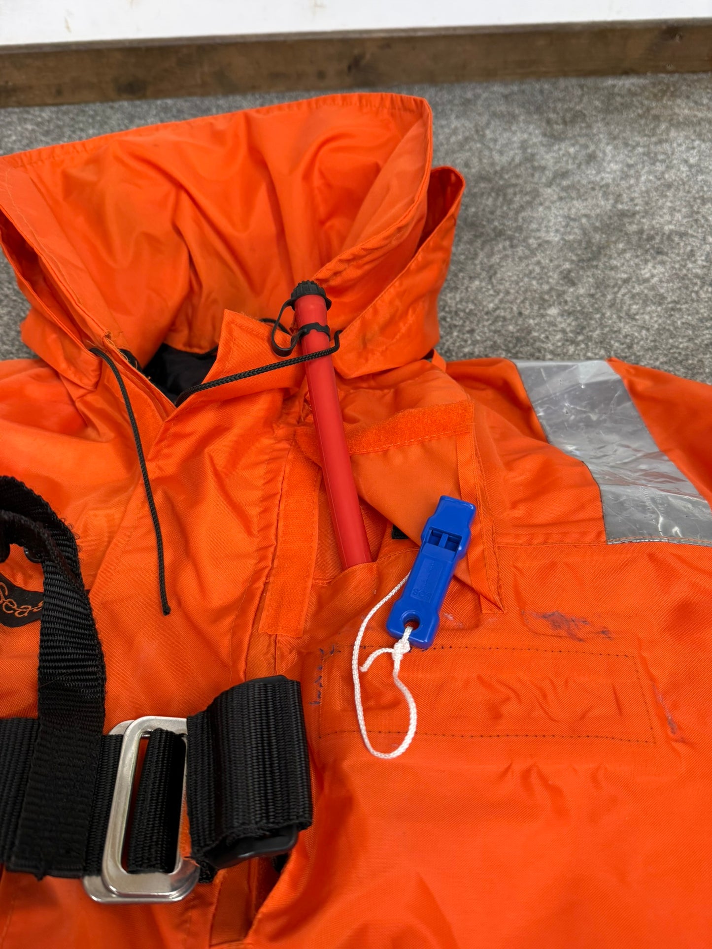 Ex Police Seasafe Marine Jacket Integrated Offshore Life Jacket - Medium