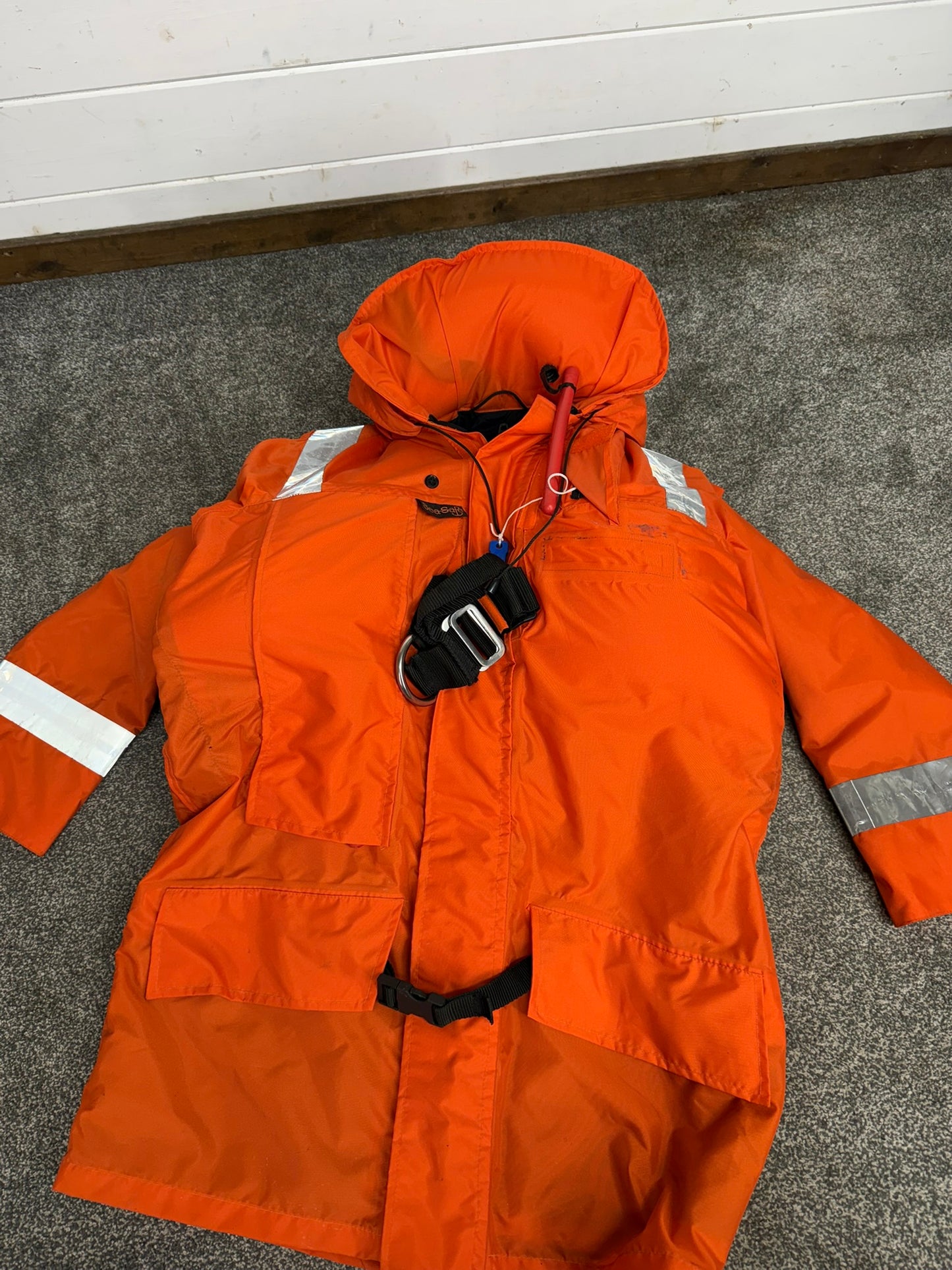 Ex Police Seasafe Marine Jacket Integrated Offshore Life Jacket - Medium
