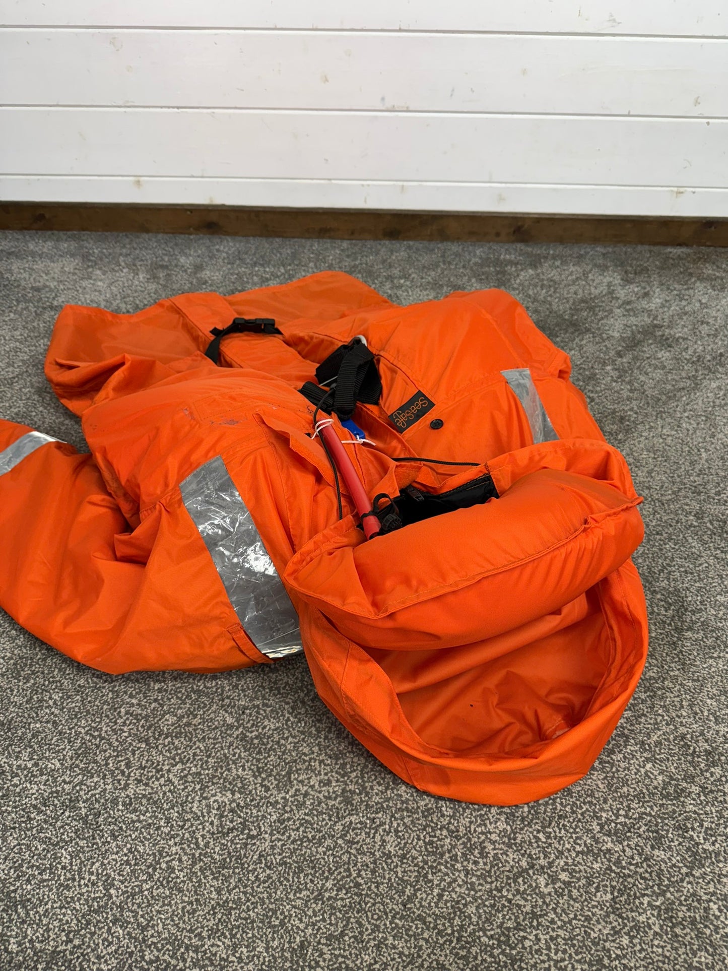 Ex Police Seasafe Marine Jacket Integrated Offshore Life Jacket - Medium
