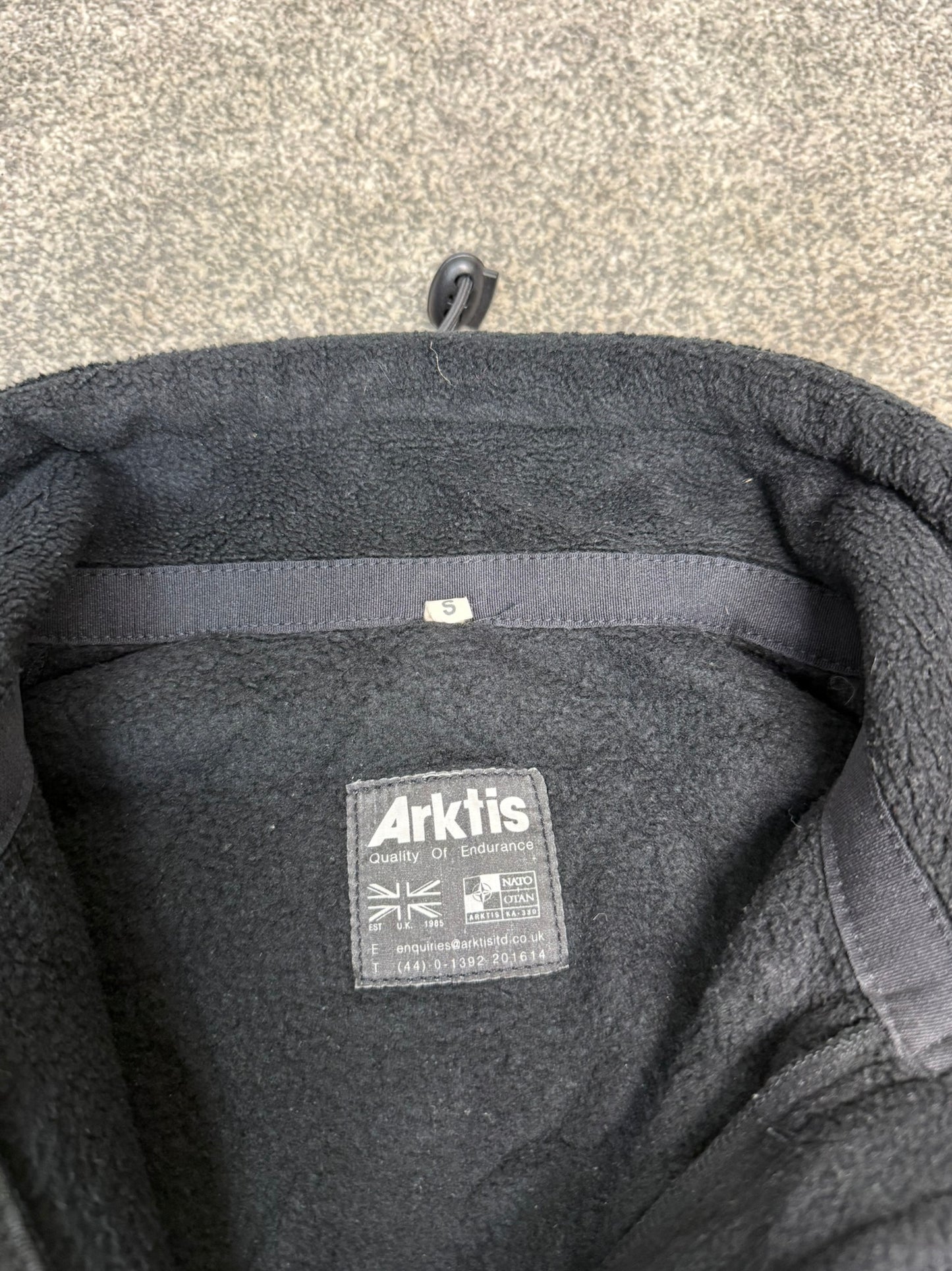 Ex Police Arktis Fleece Black Avenger Liner Walking Hiking Security - Small