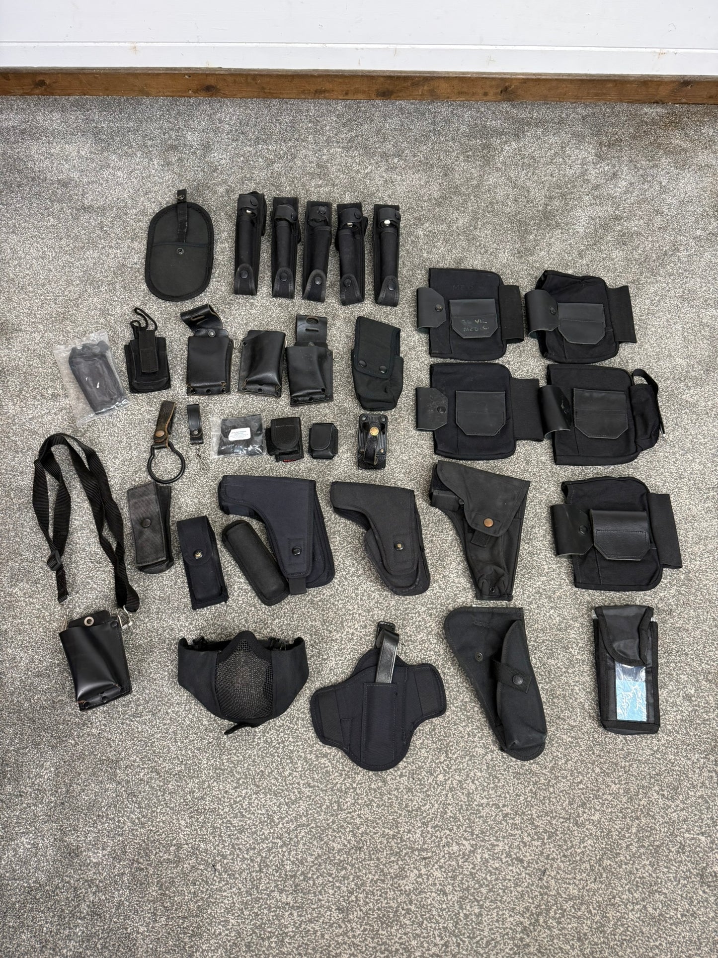 Ex Police Accessory Job Lot Holster Belt Pouches Security Lot