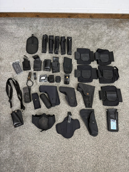 Ex Police Accessory Job Lot Holster Belt Pouches Security Lot